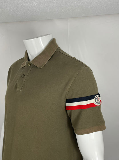 Moncler poloshirt slim-fit (XXL)
