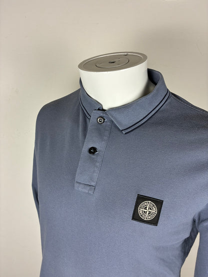 STONE ISLAND POLO LONGSLEEVE SLIM-FIT (L)