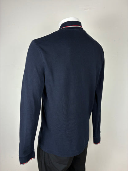 Moncler Polo Longsleeve Slim-Fit (XXL)