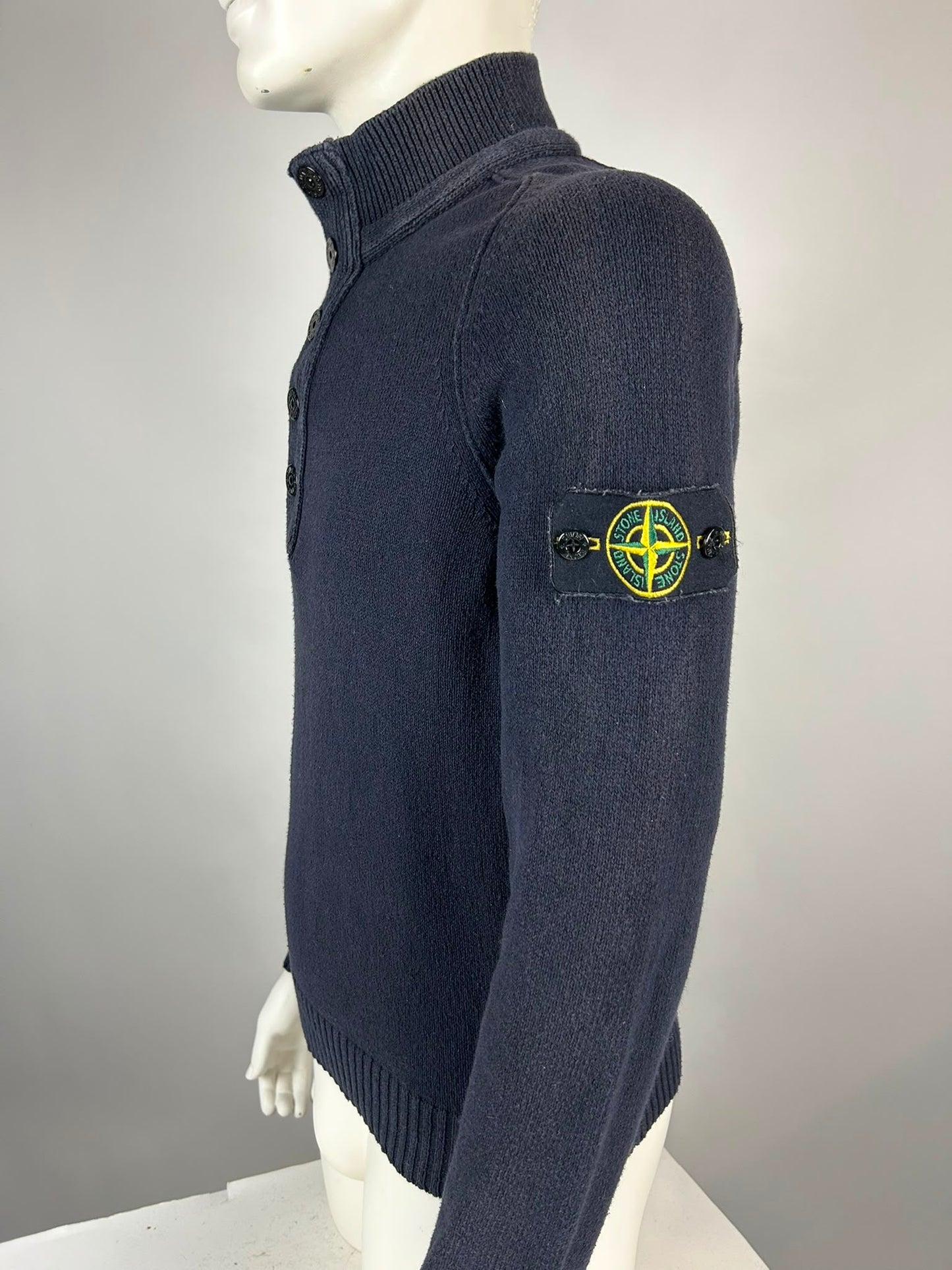 Stone Island Wool Knitwear Quarterzip (S)