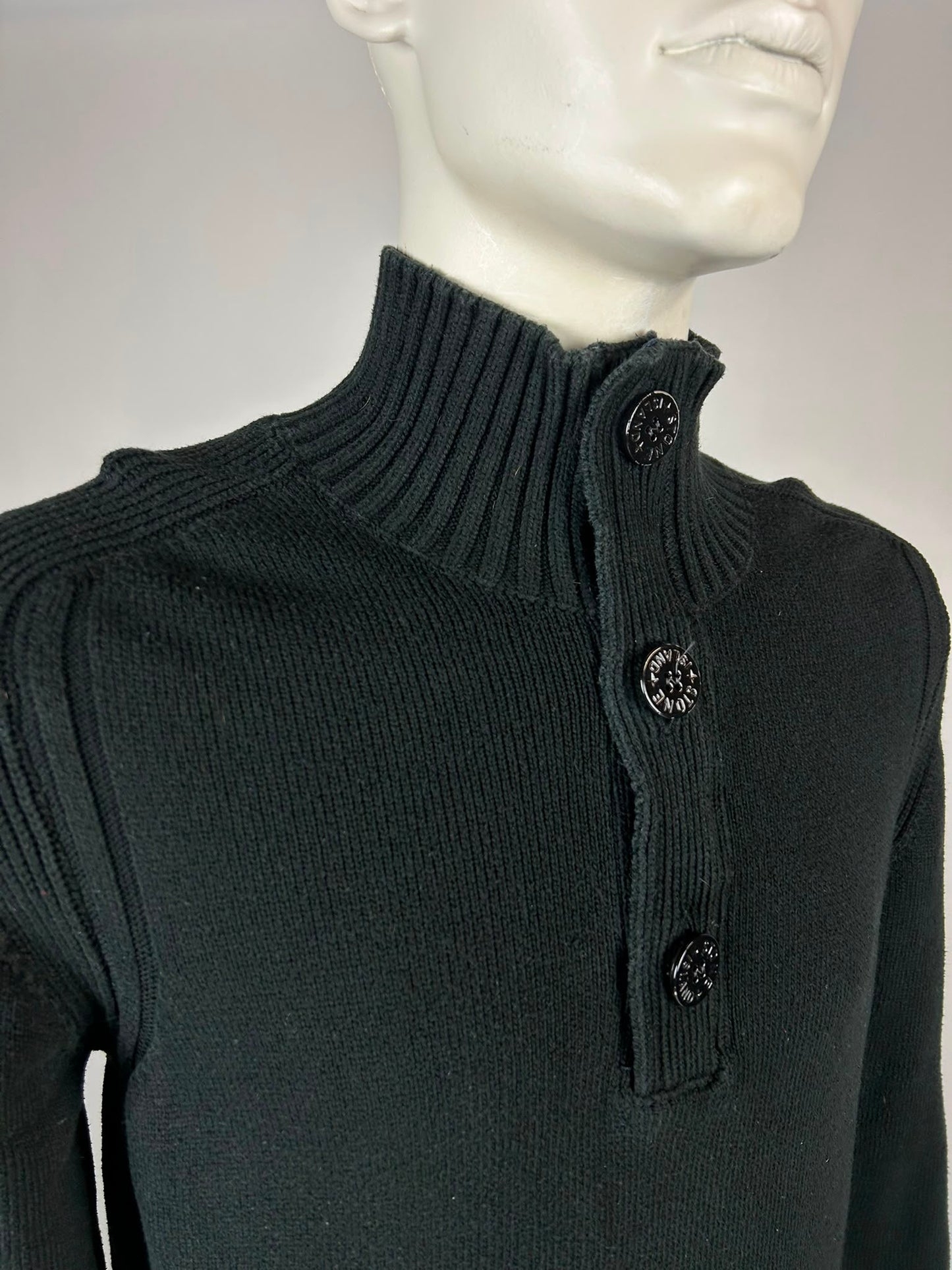 Stone Island Wool Knitwear Quarterzip (XL)