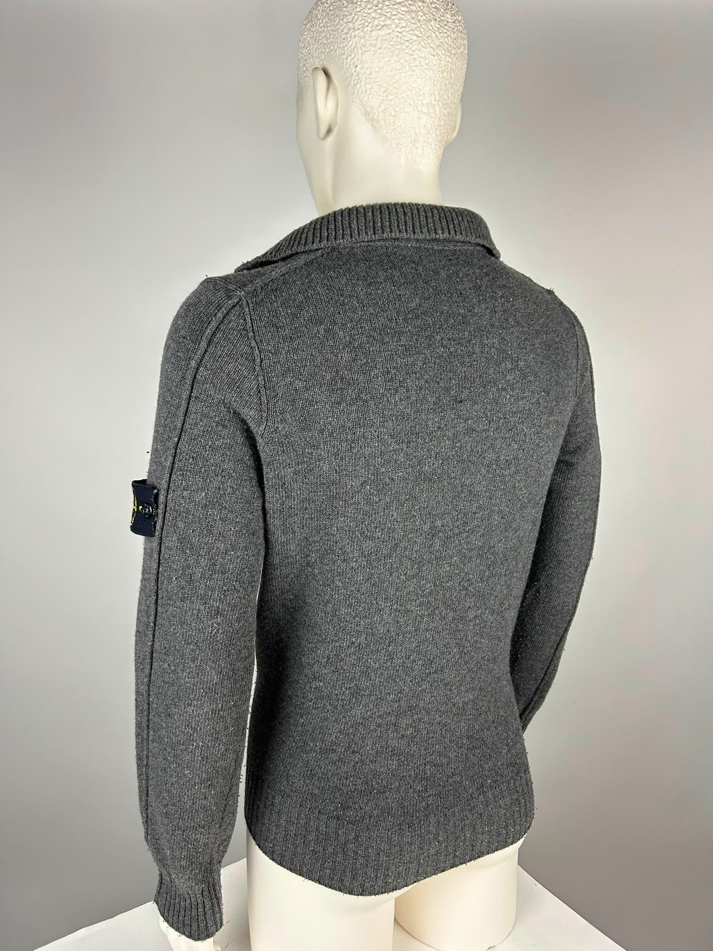 Stone Island Wool Knitwear Quarterzip (M)