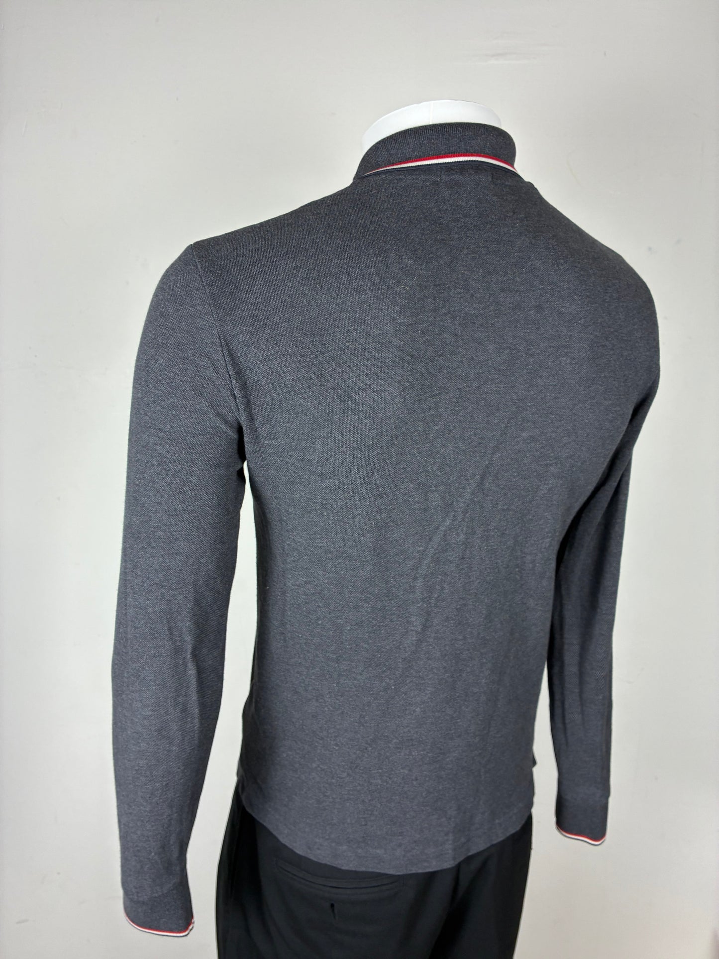 MONCLER POLO LONGSLEEVE SLIM-FIT (S)