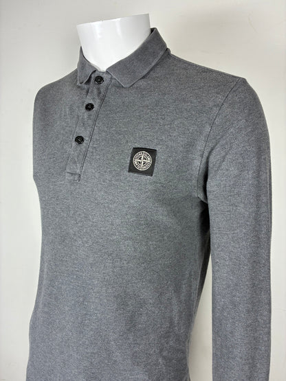 STONE ISLAND POLO LONGSLEEVE SLIM-FIT (M)