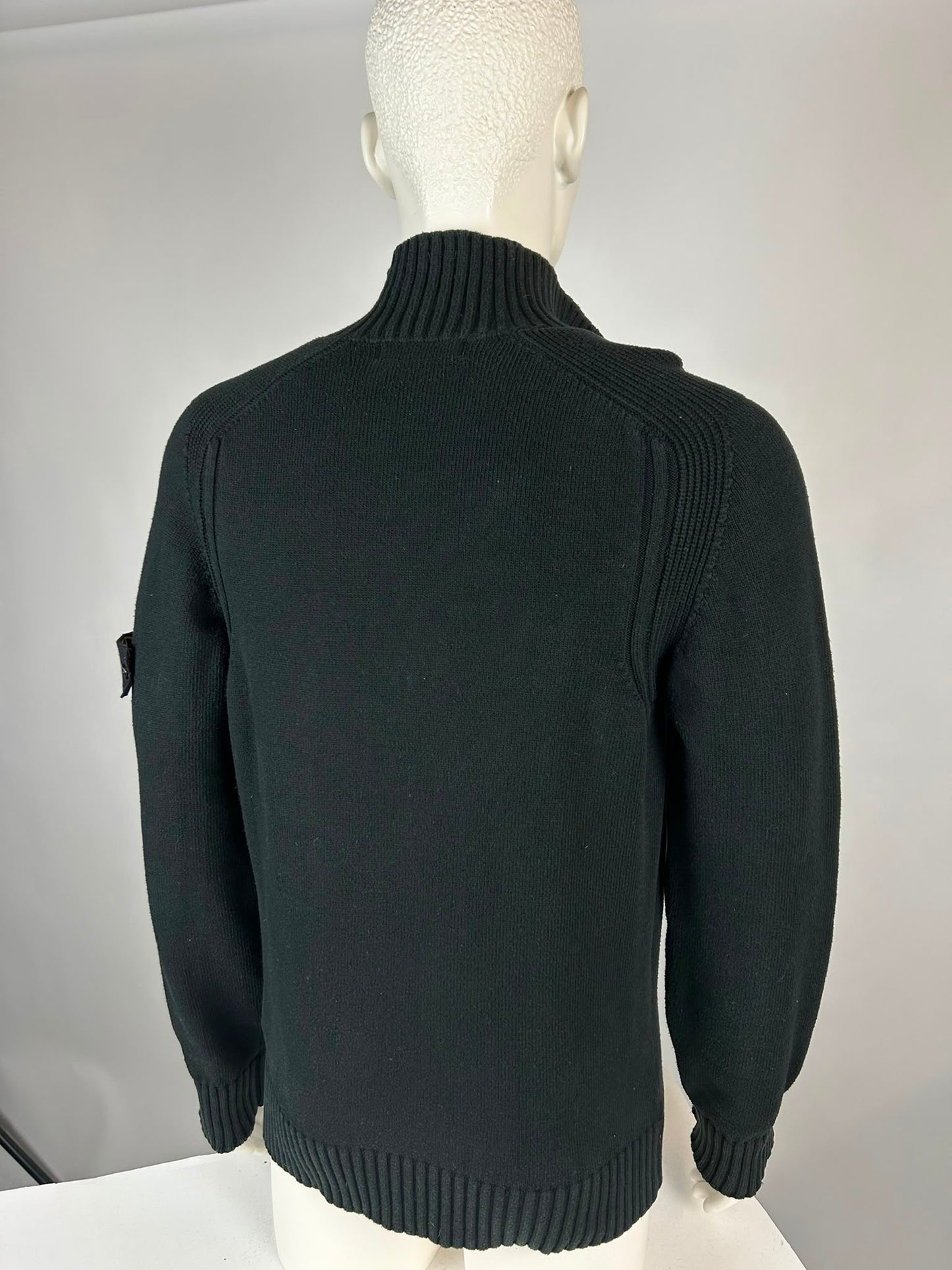 Stone Island Wool Knitwear Quarterzip (XL)