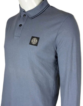 STONE ISLAND POLO LONGSLEEVE SLIM-FIT (L)