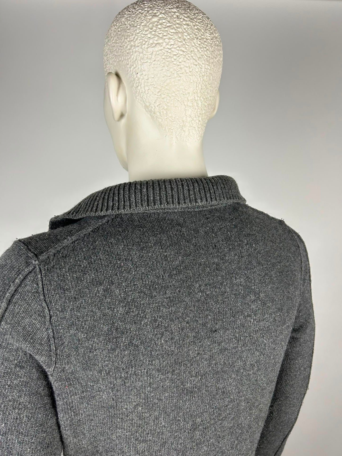 Stone Island Wool Knitwear Quarterzip (M)