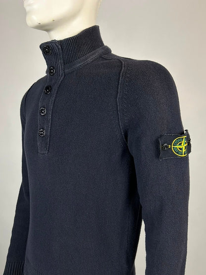 Stone Island Wool Knitwear Quarterzip (S)