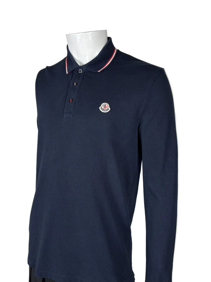 Moncler Polo Longsleeve Slim-Fit (XXL)