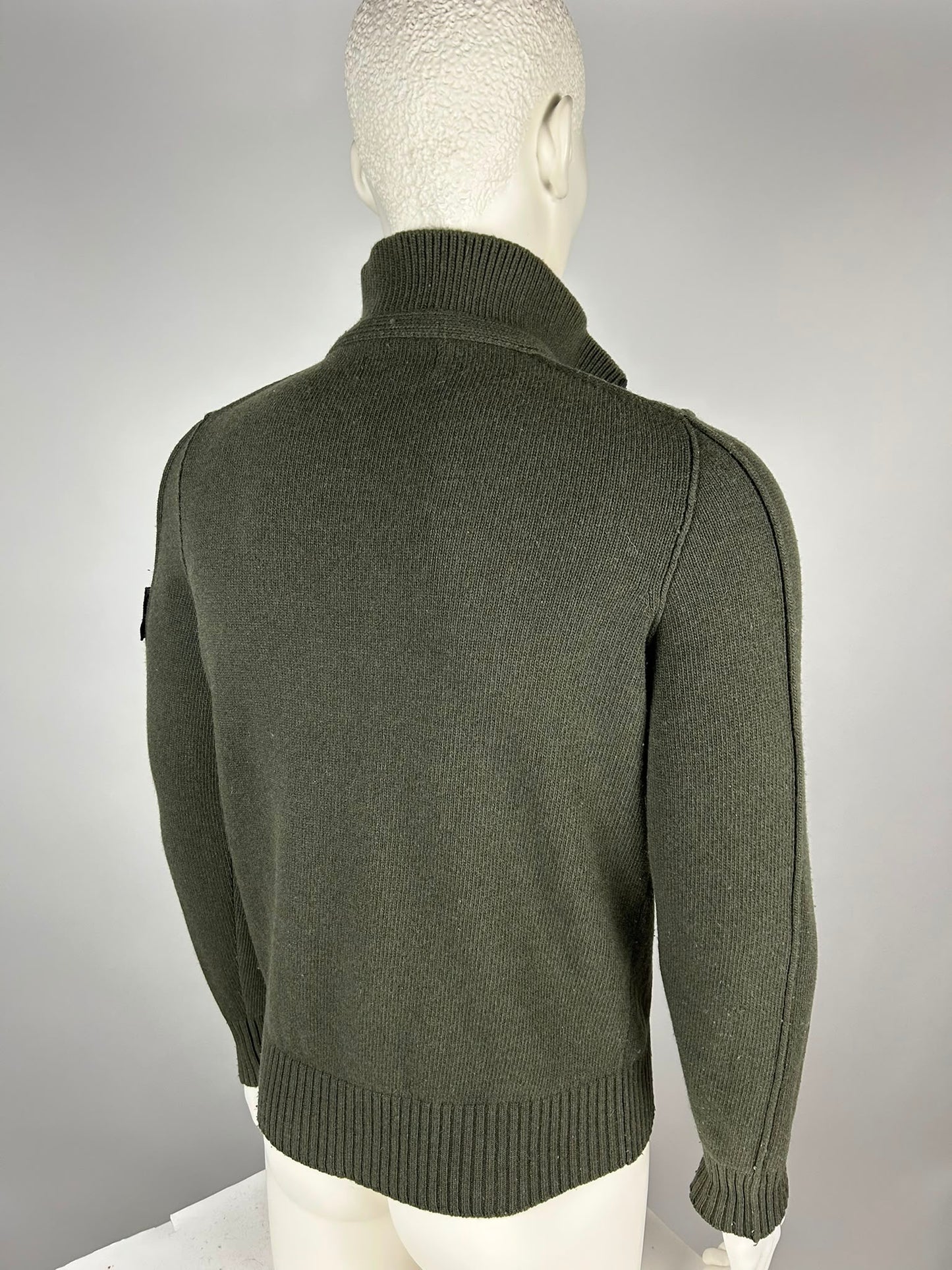 Stone Island Wool Knitwear Quarterzip (M)