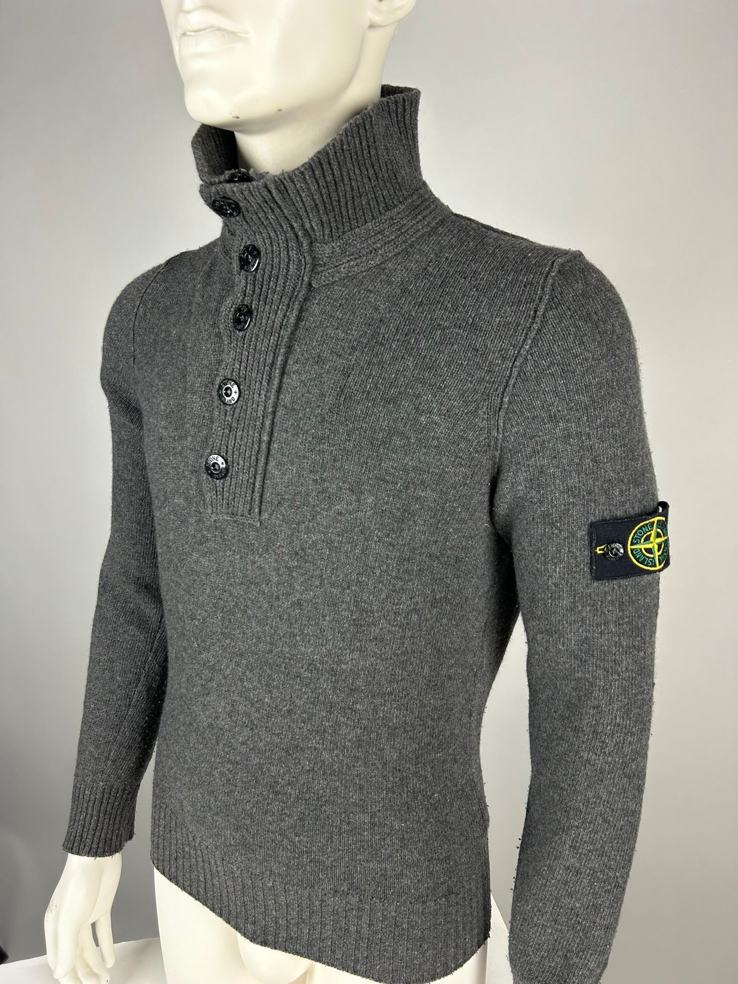 Stone Island Wool 1/4 Zip (XL)
