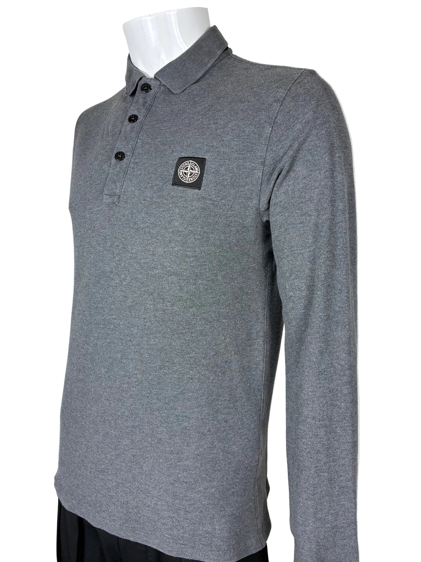 STONE ISLAND POLO LONGSLEEVE SLIM-FIT (M)