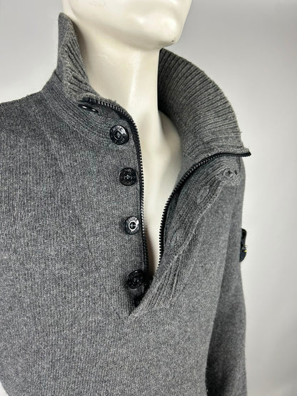 Stone Island Wool 1/4 Zip (XL)