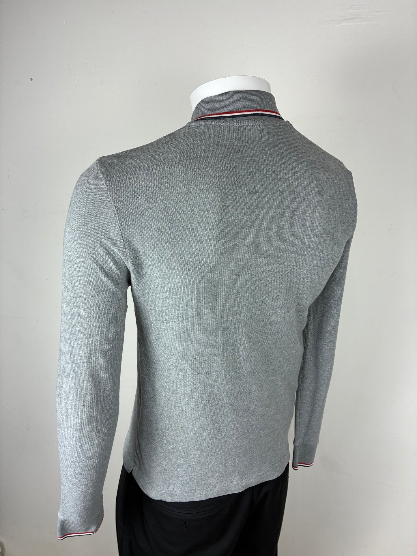 MONCLER POLO LONGSLEEVE SLIM-FIT (S)