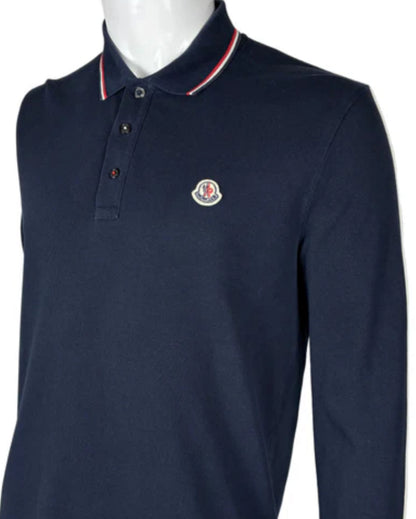 Moncler Polo Longsleeve Slim-Fit (XXL)