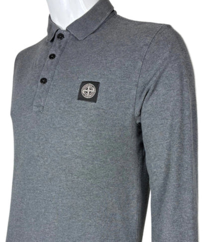 STONE ISLAND POLO LONGSLEEVE SLIM-FIT (M)